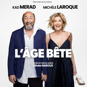 LE SAMEDI 24 OCTOBRE 2026 : HUMOUR « L’AGE BETE » KAD MERAD ET MICHELE LAROQUE AUX FOLIES BERGERES A 20 H 00 – CAT 1